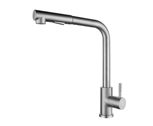 Retractable Gourmet Kitchen Faucet (Single Piece)