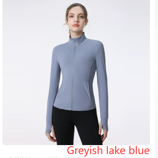 Women's Long Sleeve Zip Sports Jacket for Yoga & Running